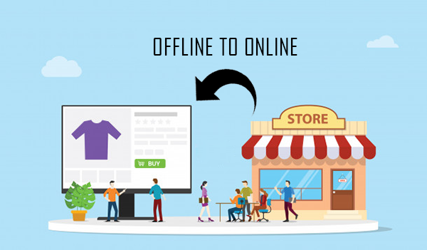 Businesses gradually shift from offline to online