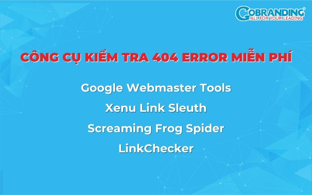 công cụ kiểm tra lỗi 404