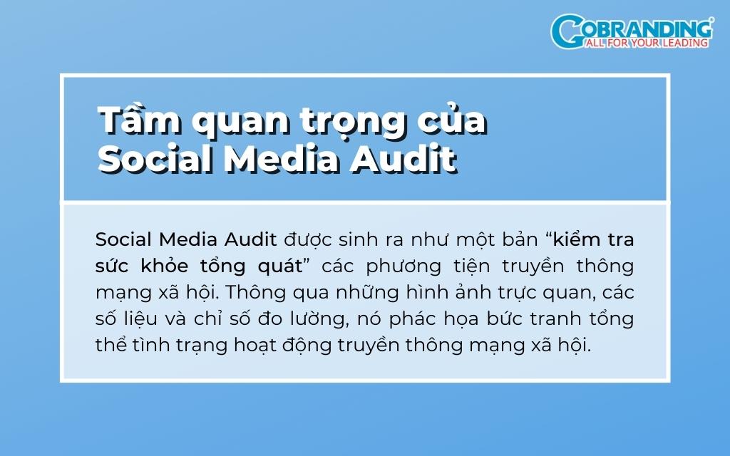 Social media audit đóng vai trò quan trọng như thế nào?