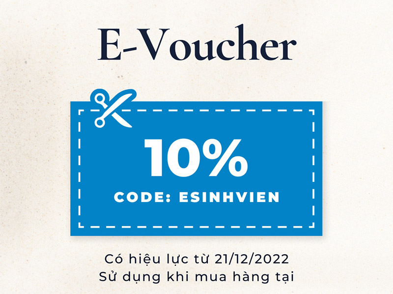 sử dụng E-Voucher mua sắm trực tuyến