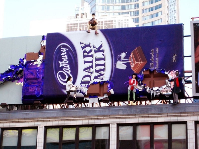 quảng cáo Billboard gây ấn tượng của Cadbury