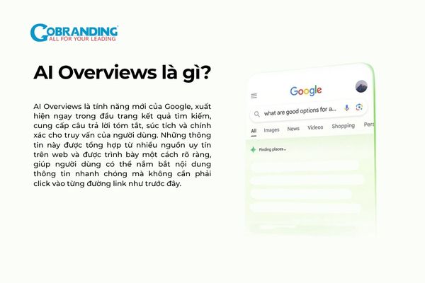 Google AI Overviews là tính năng mới của Google