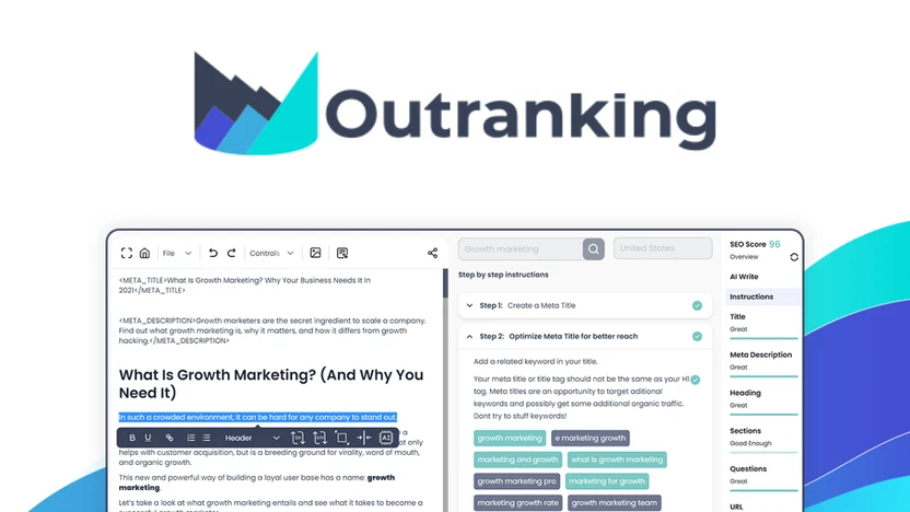 OutRanking tóm tắt bài viết chuẩn SEO dựa trên dữ liệu và thuật toán của AI