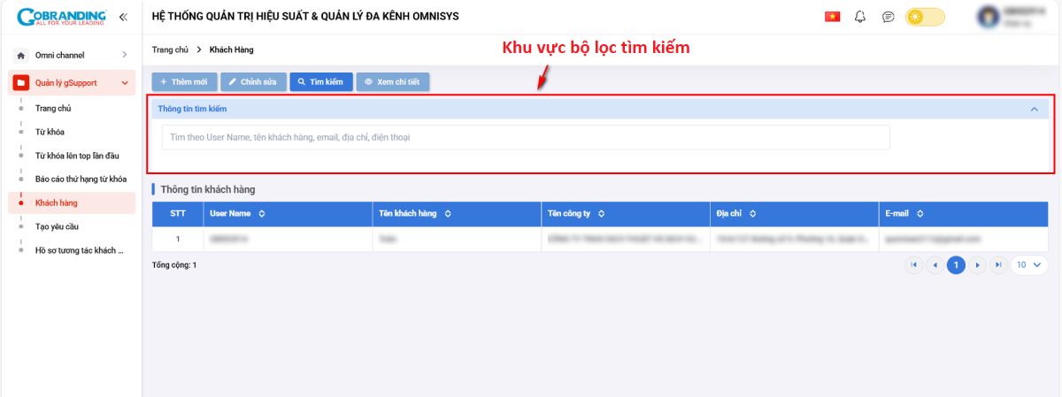 Thanh tìm kiếm