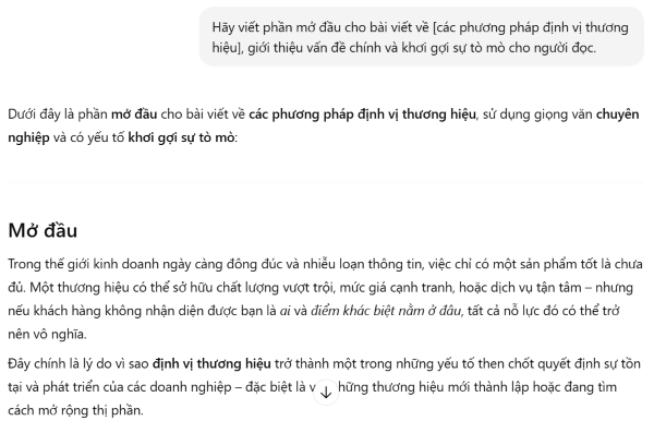Chỉ cần một vài prompt rõ ràng, viết content bằng ChatGPT có thể biến outline thành bài viết hoàn chỉnh, mạch lạc và hấp dẫn