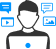 social media content creator icon