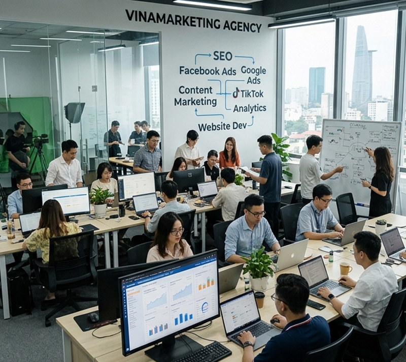 Full-service agency là đơn vị cung cấp trọn gói dịch vụ digital marketing